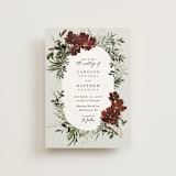 "harvest" - Wedding Invitations in Cabernet by Everett Paper Goods - Front