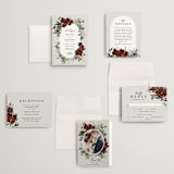 "harvest" - Wedding Invitations in Cabernet by Everett Paper Goods - Invitation Suite