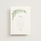 "I do" - Wedding Invitations in Fern by Creo Study - Front