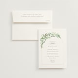 "I do" - Wedding Invitations in Fern by Creo Study - Invitation with Envelope