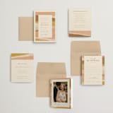 "Rustic Union" - Wedding Invitations in Sunset by Michelle Taylor - Invitation Suite