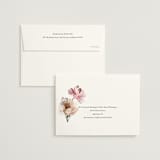 "Chalk Floral" - Wedding Invitations in Dove by Olivia Kanaley Inman - FREE Recipient Addressing