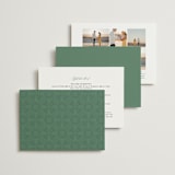 "Chantilly" - Wedding Invitations in Emerald by Kimberly Morgan - Back of Card Options