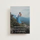 "As if a Dream" - Wedding Invitations in Cloud by Pine Street Creative - Front