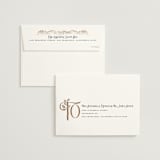 "Deco Garden" - Wedding Invitations in Dusk by GeekInk Design - FREE Recipient Addressing