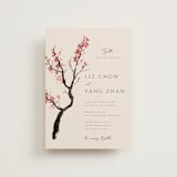 "Blossoms of Love" - Wedding Invitations in Champagne by frau brandt - Front