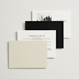 "Upload Your Own Design" - Wedding Invitations in A by Minted - Back of Card Options