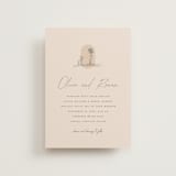 "Sunset Beach" - Wedding Invitations in Sand by Owl and Toad - Front