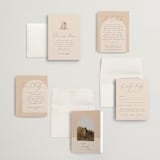 "Sunset Beach" - Wedding Invitations in Sand by Owl and Toad - Invitation Suite