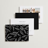 "Timeless" - Wedding Invitations in Taupe by Leah Bisch - Back of Card Options