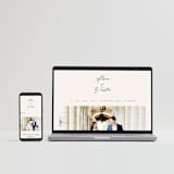 "Timeless" - Wedding Invitations in Taupe by Leah Bisch - FREE Wedding Website