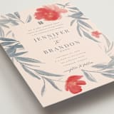 "Orient Garden" - Wedding Invitations in Saffron by Vera Lim - Detail