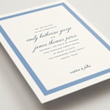 "Montauk" - Wedding Invitations in Blue Bell by Megan Davis - Detail