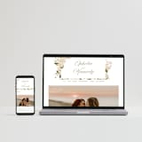 "Felicity" - Wedding Invitations in Pearl by Leah Bisch - FREE Wedding Website