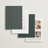 "Arched Pampas" - Wedding Invitations in Basil by Kaydi Bishop - Back of Card Options