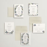 "Lilac Bloom" - Wedding Invitations in Lavender by Susan Moyal - Invitation Suite