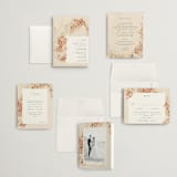 "Falling Foliage" - Wedding Invitations in Stone by Robert and Stella - Invitation Suite