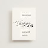 "This and That" - Wedding Invitations in Diamond by Jessica Corliss - Front
