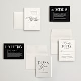 "This and That" - Wedding Invitations in Diamond by Jessica Corliss - Invitation Suite