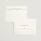 "Modern Classic Names" - Wedding Invitations in Onyx by Emily Betts - FREE Recipient Addressing