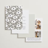 "Nothing Compares To You" - Wedding Invitations in Cream by Design Lotus - Back of Card Options