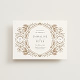 "charmed" - Wedding Invitations in Honey by Jen Owens - Front