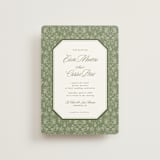 "Vintage Garden" - Wedding Invitations in Forest by Sherley Ferreira - Front