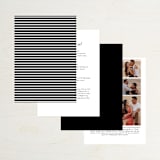 "Downtown" - Wedding Invitations in Onyx by Lauren Chism - Back of Card Options