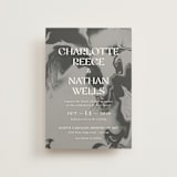 "marbled agate" - Wedding Invitations in Iron by Kimberley Henze - Front