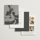 "marbled agate" - Wedding Invitations in Iron by Kimberley Henze - Back of Card Options