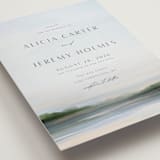 "Calm Water" - Wedding Invitations in Sky by Nicole Walsh - Detail