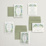 "Going to the Chapel" - Wedding Invitations in Meadow by Paper Sun Studio - Invitation Suite