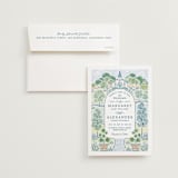 "Going to the Chapel" - Wedding Invitations in Meadow by Paper Sun Studio - Invitation with Envelope