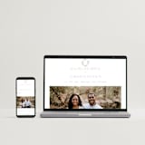 "Simple Crest" - Wedding Invitations in Sage by Kristen Smith - FREE Wedding Website