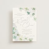 "Whispered" - Wedding Invitations in Springtime by Design Lotus - Front
