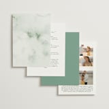 "Whispered" - Wedding Invitations in Springtime by Design Lotus - Back of Card Options