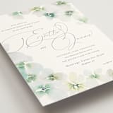 "Whispered" - Wedding Invitations in Springtime by Design Lotus - Detail