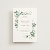 "Grove" - Wedding Invitations in Fern by Everett Paper Goods - Front
