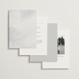 "Grove" - Wedding Invitations in Fern by Everett Paper Goods - Back of Card Options
