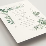 "Grove" - Wedding Invitations in Fern by Everett Paper Goods - Detail