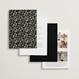 "Meadow Love" - Wedding Invitations in Azalea by Susan Moyal - Back of Card Options