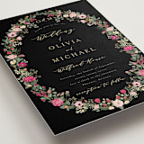 "Meadow Love" - Wedding Invitations in Azalea by Susan Moyal - Detail