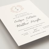 "French Roses" - Wedding Invitations in Blush by 2birdstone - Detail