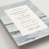 "Water's Edge" - Wedding Invitations in Cloud by Nicoletta Savod - Detail