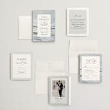 "Water's Edge" - Wedding Invitations in Cloud by Nicoletta Savod - Invitation Suite