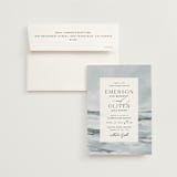"Water's Edge" - Wedding Invitations in Cloud by Nicoletta Savod - Invitation with Envelope