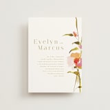 "colorwash floral" - Wedding Invitations in Blossom by Angela Marzuki - Front