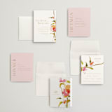 "colorwash floral" - Wedding Invitations in Blossom by Angela Marzuki - Invitation Suite