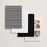 "Sincerity" - Wedding Invitations in Noir by Kimberly FitzSimons - Back of Card Options