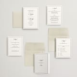"Sincerity" - Wedding Invitations in Noir by Kimberly FitzSimons - Invitation Suite